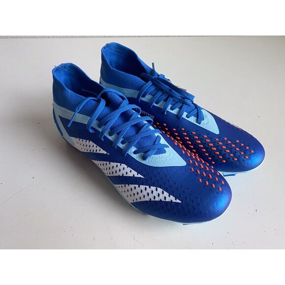Adidas Predator Accuracy.2 FG Bright Royal Soccer Cleats GZ0027 Men's Size 10 - Picture 4 of 12